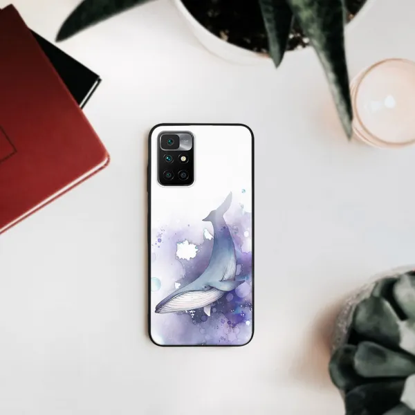 MY ART Silikónový obal Xiaomi Redmi 10 / Redmi 10 2022 WHALE (242)
