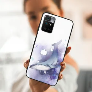 MY ART Silikónový obal Xiaomi Redmi 10 / Redmi 10 2022 WHALE (242)