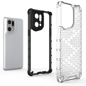 HONEYCOMB Ochranný kryt Oppo Find X5 Pro zelený