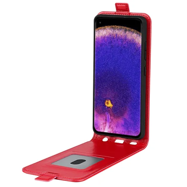 Vyklápacie puzdro Oppo Find X5 Pro červené