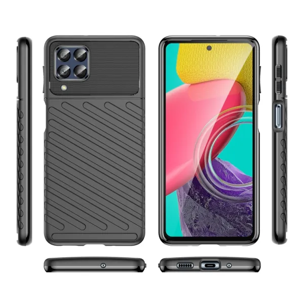 THUNDER Ochranný kryt Samsung Galaxy M53 5G čierny