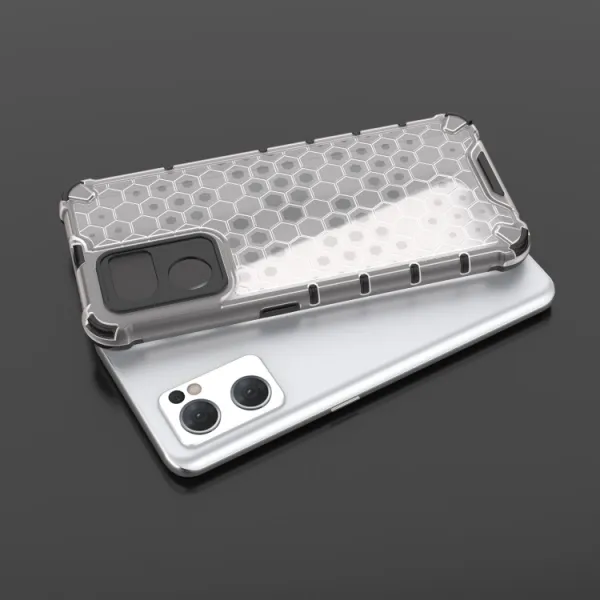 HONEYCOMB Ochranný kryt Oppo Reno7 5G biely