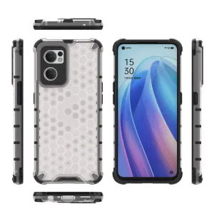 HONEYCOMB Ochranný kryt Oppo Reno7 5G biely