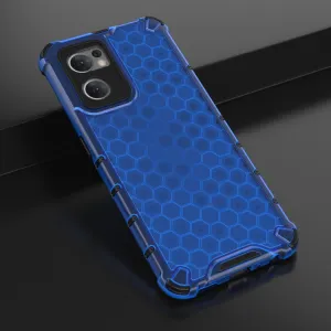 HONEYCOMB Ochranný kryt Oppo Reno7 5G modrý