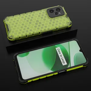 HONEYCOMB Ochranný kryt Realme C35 zelený