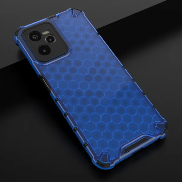HONEYCOMB Ochranný kryt Realme C35 modrý