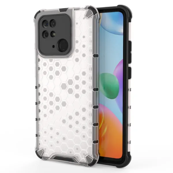 HONEYCOMB Ochranný kryt Xiaomi Redmi 10C biely