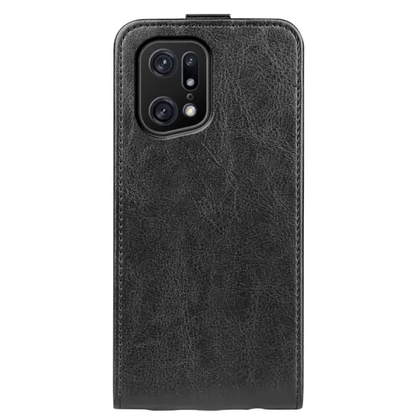 Vyklápacie puzdro Oppo Find X5 Pro čierne