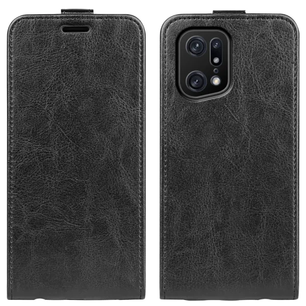 Vyklápacie puzdro Oppo Find X5 Pro čierne