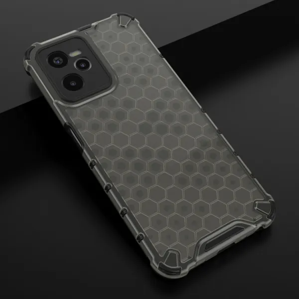 HONEYCOMB Ochranný kryt Realme C35 čierny