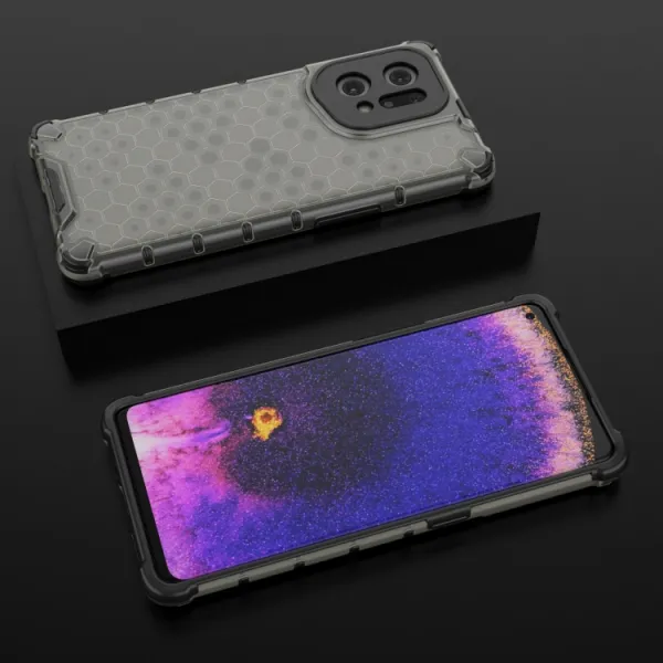 HONEYCOMB Ochranný kryt Realme C35 čierny