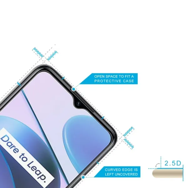 Ochranné tvrdené sklo pre Realme C35