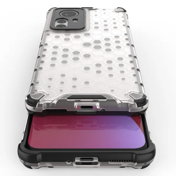 HONEYCOMB Ochranný kryt Xiaomi 12 Pro červený