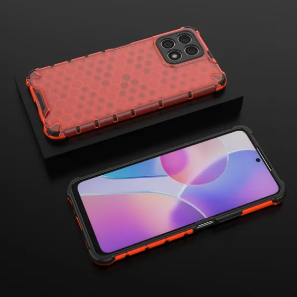 HONEYCOMB Ochranný kryt Honor X8 červený