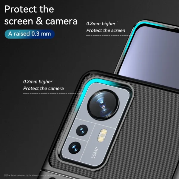 THUNDER Ochranný kryt Xiaomi 12 Pro čierny