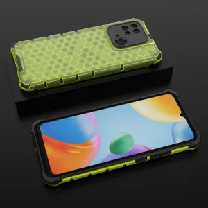 HONEYCOMB Ochranný kryt Xiaomi Redmi 10C zelený