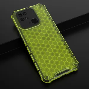 HONEYCOMB Ochranný kryt Xiaomi Redmi 10C zelený