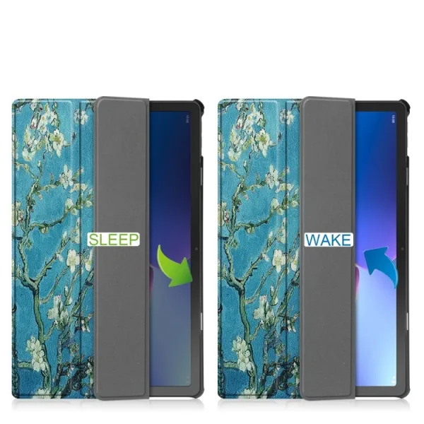 ART Zaklápací obal pre Lenovo Tab M10 Plus 3. generácia APRICOT BLOSSOM