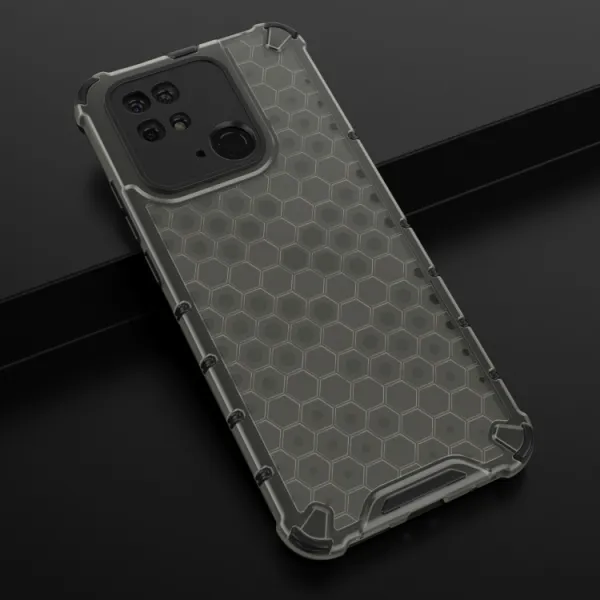 HONEYCOMB Ochranný kryt Xiaomi Redmi 10C čierny