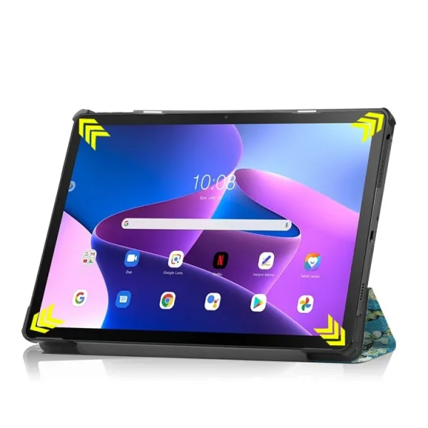 ART Zaklápací obal pre Lenovo Tab M10 Plus 3. generácia APRICOT BLOSSOM