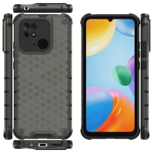 HONEYCOMB Ochranný kryt Xiaomi Redmi 10C čierny