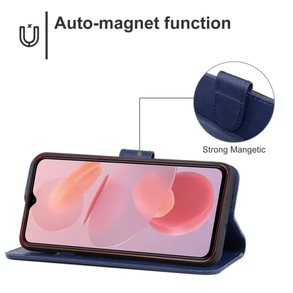 SMOOTH Peňaženkové puzdro Ulefone Note 12P modré