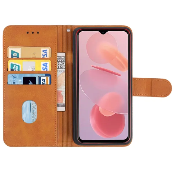 SMOOTH Peňaženkové puzdro Ulefone Note 12P hnedé