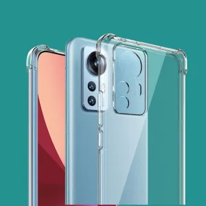 IMAK Ochranný silikónový kryt + fólia Xiaomi 12 Pro čierny