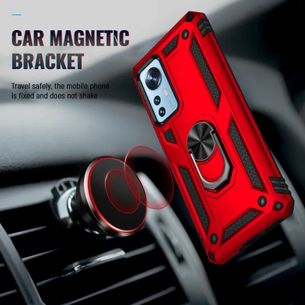 RING Ochranný obal pre Xiaomi 12 Pro červený