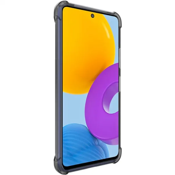 IMAK Ochranný silikónový kryt + fólia Samsung Galaxy M52 5G čierny