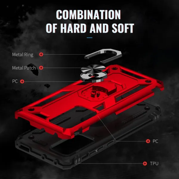 RING Ochranný obal pre Xiaomi 12 Pro červený