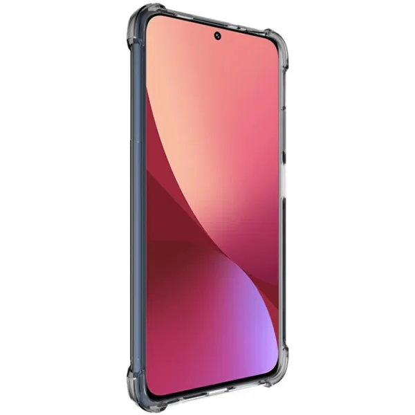 IMAK Ochranný silikónový kryt + fólia Xiaomi 12 Pro čierny