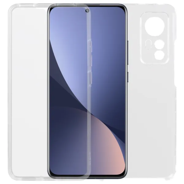 Ochranný obojstranný kryt Xiaomi 12 Pro priehľadný