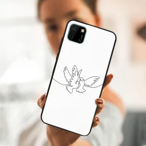 MY ART Silikónový obal Huawei Y5p DOVE (031)