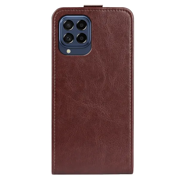 Vyklápacie puzdro Samsung Galaxy M53 5G hnedé