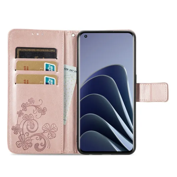 ART Peňaženkový kryt OnePlus 10 Pro 5G FLOWERS svetloružový