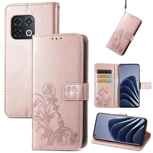 ART Peňaženkový kryt OnePlus 10 Pro 5G FLOWERS svetloružový