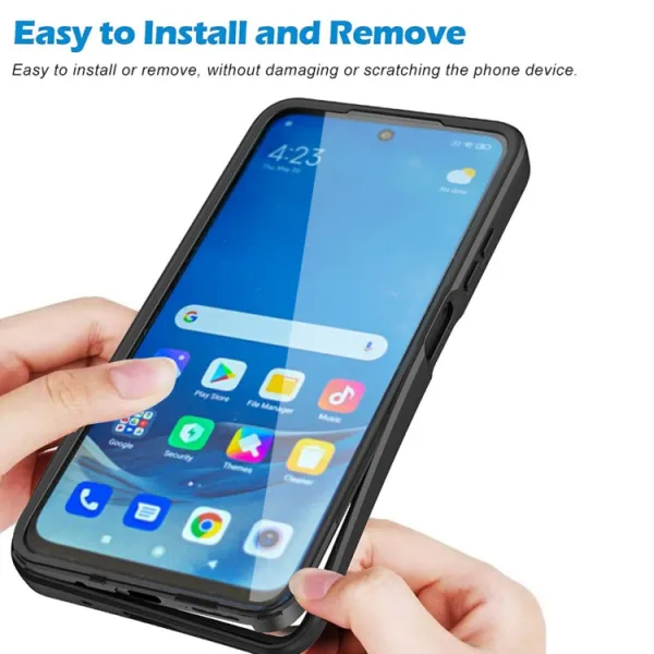 DUAL Obojstranný kryt s fóliou Xiaomi Redmi 10 ružový