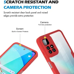 DUAL Obojstranný kryt s fóliou Xiaomi Redmi 10 ružový