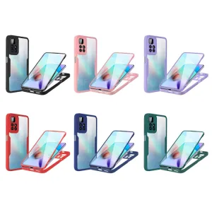 DUAL Obojstranný kryt s fóliou Xiaomi Redmi 10 ružový