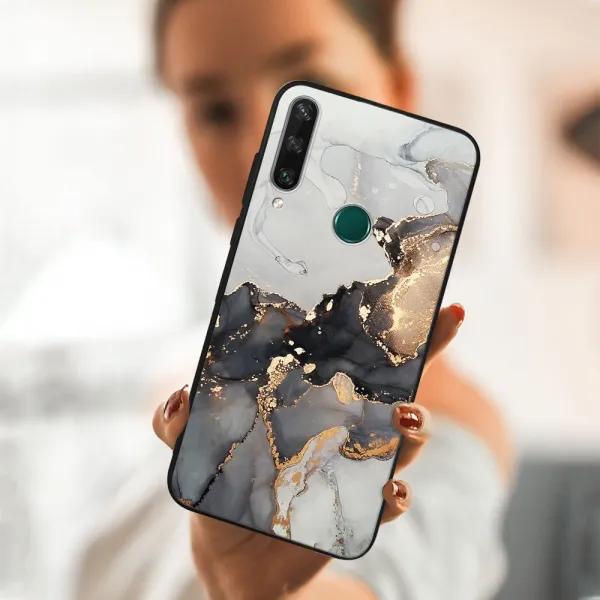MY ART Ochranný obal Huawei Y6p GREY MARBLE (140)