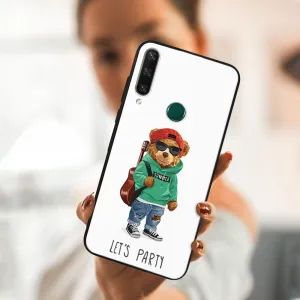 MY ART Silikónový obal Huawei Y6p BEAR (177)