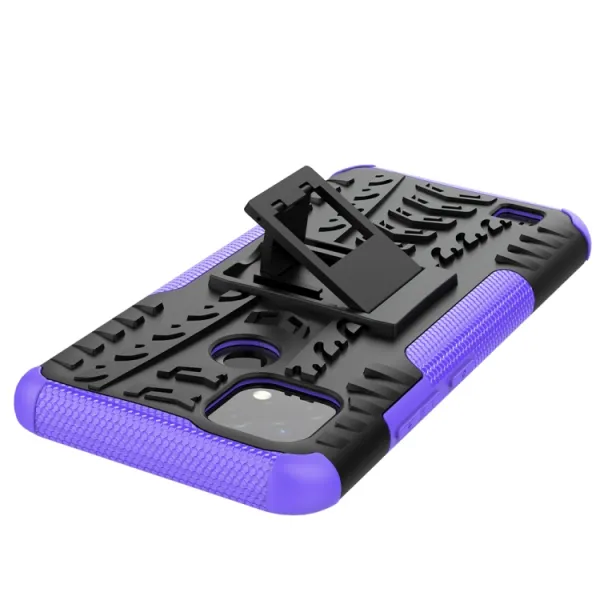 STAND Extra odolný obal Realme C21 fialový