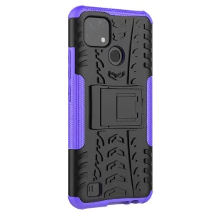 STAND Extra odolný obal Realme C21 fialový