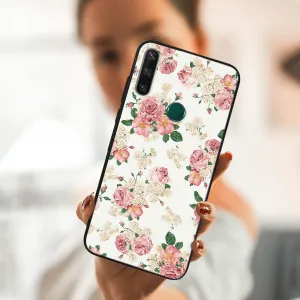 MY ART Silikónový obal Huawei Y6p PINK ROSES (016)