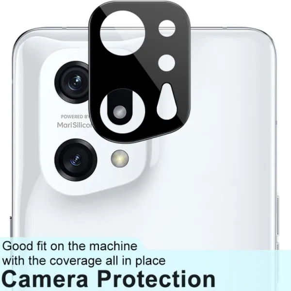 IMAK FULL COVER Sklo pre fotoaparát Oppo Find X5 Pro čierne