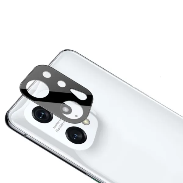 IMAK FULL COVER Sklo pre fotoaparát Oppo Find X5 Pro čierne