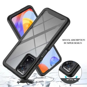 DUAL Obojstranný kryt s fóliou Xiaomi Redmi Note 11 Pro 5G / Note 11 Pro čierny