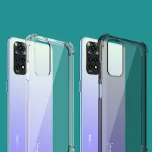 IMAK Ochranný silikónový kryt + fólia Xiaomi Redmi Note 11 / Note 11S priehľadný