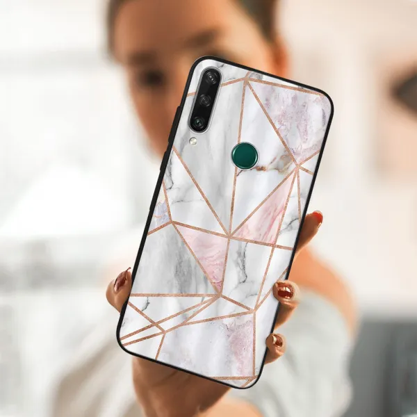 MY ART Ochranný obal Huawei Y6p PINK MARBLE (143)